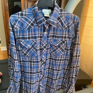Men’s Wrangler Flannel Shirt Size L
